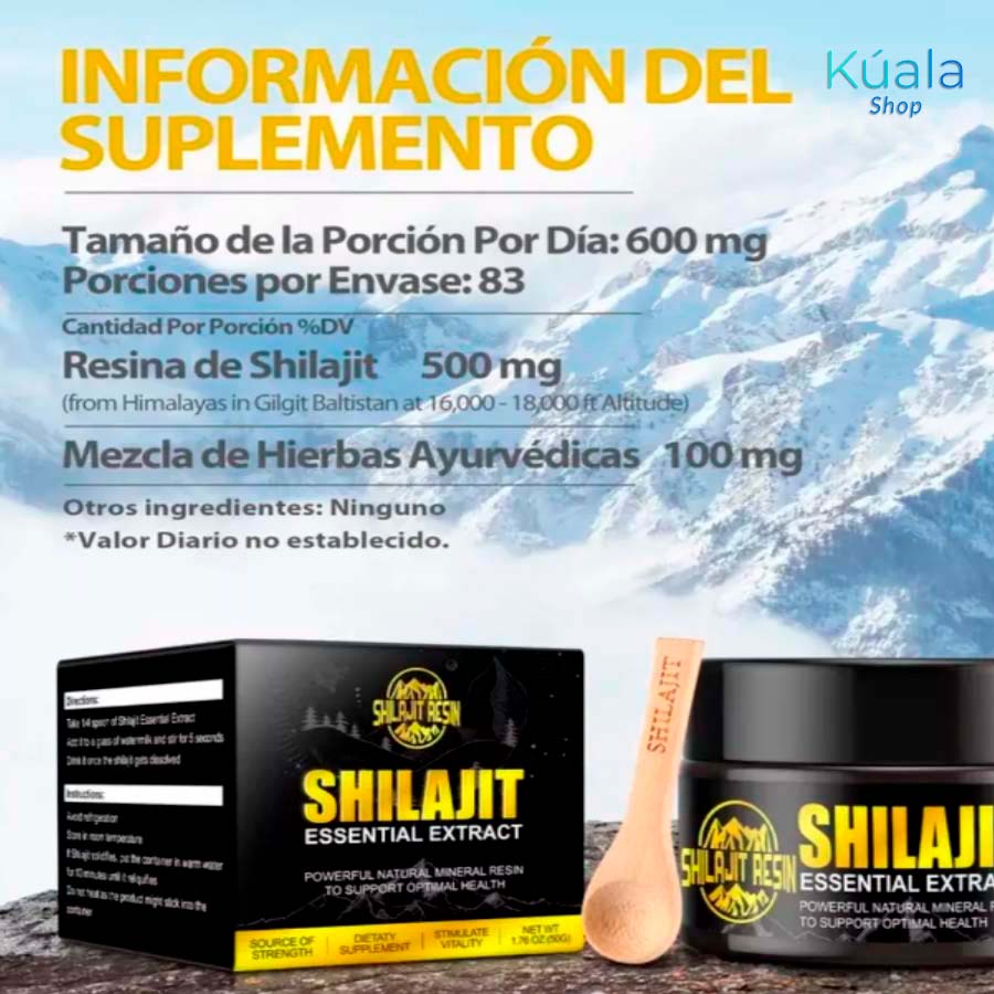 SHILAJIT 100% natural del himalaya 50g