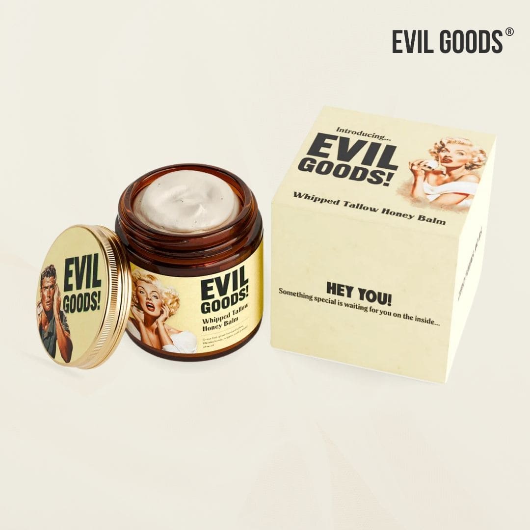 Crema EVIL GOODS® Bálsamo facial de sebo de res y miel